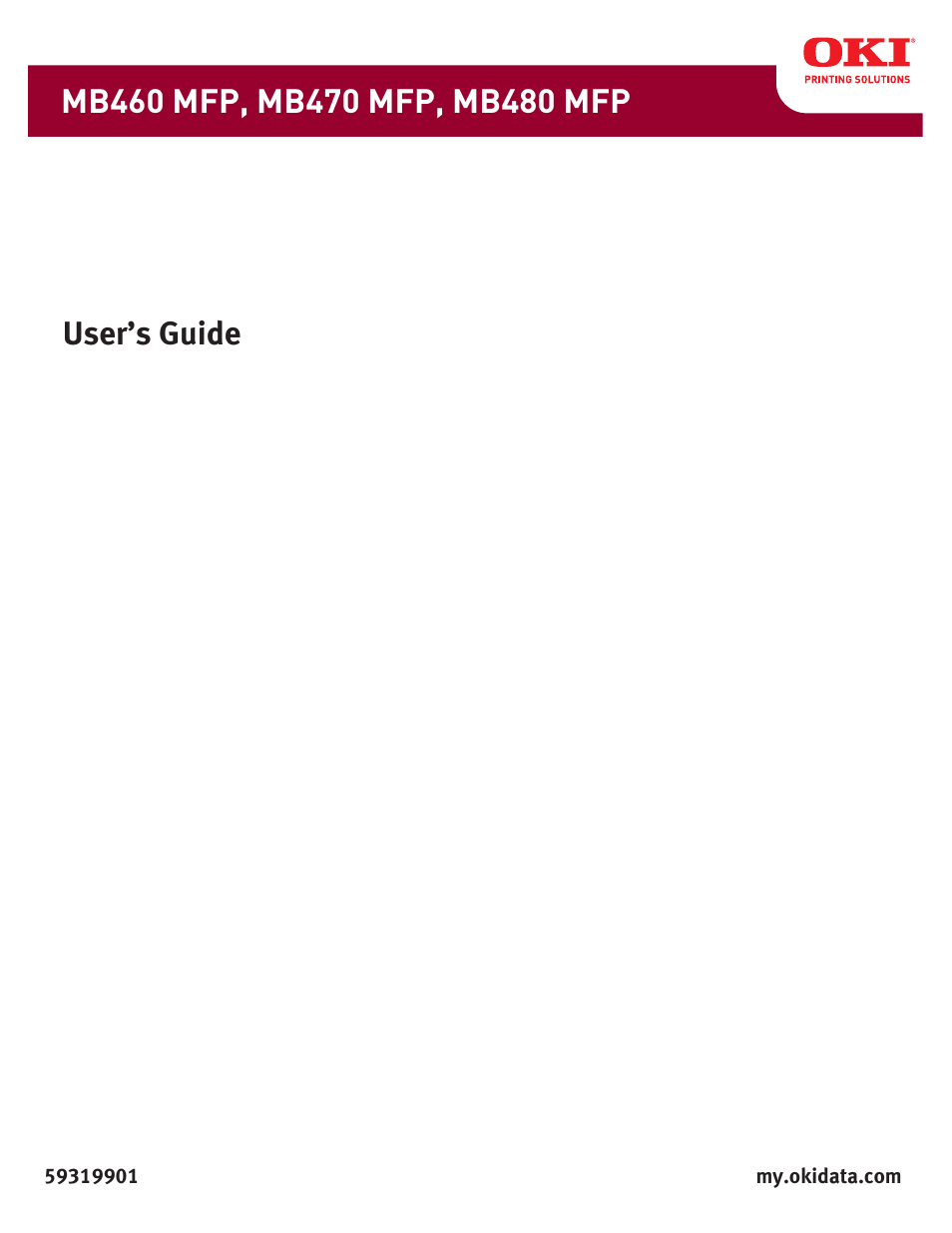 Oki MB 460 User Manual | 179 pages