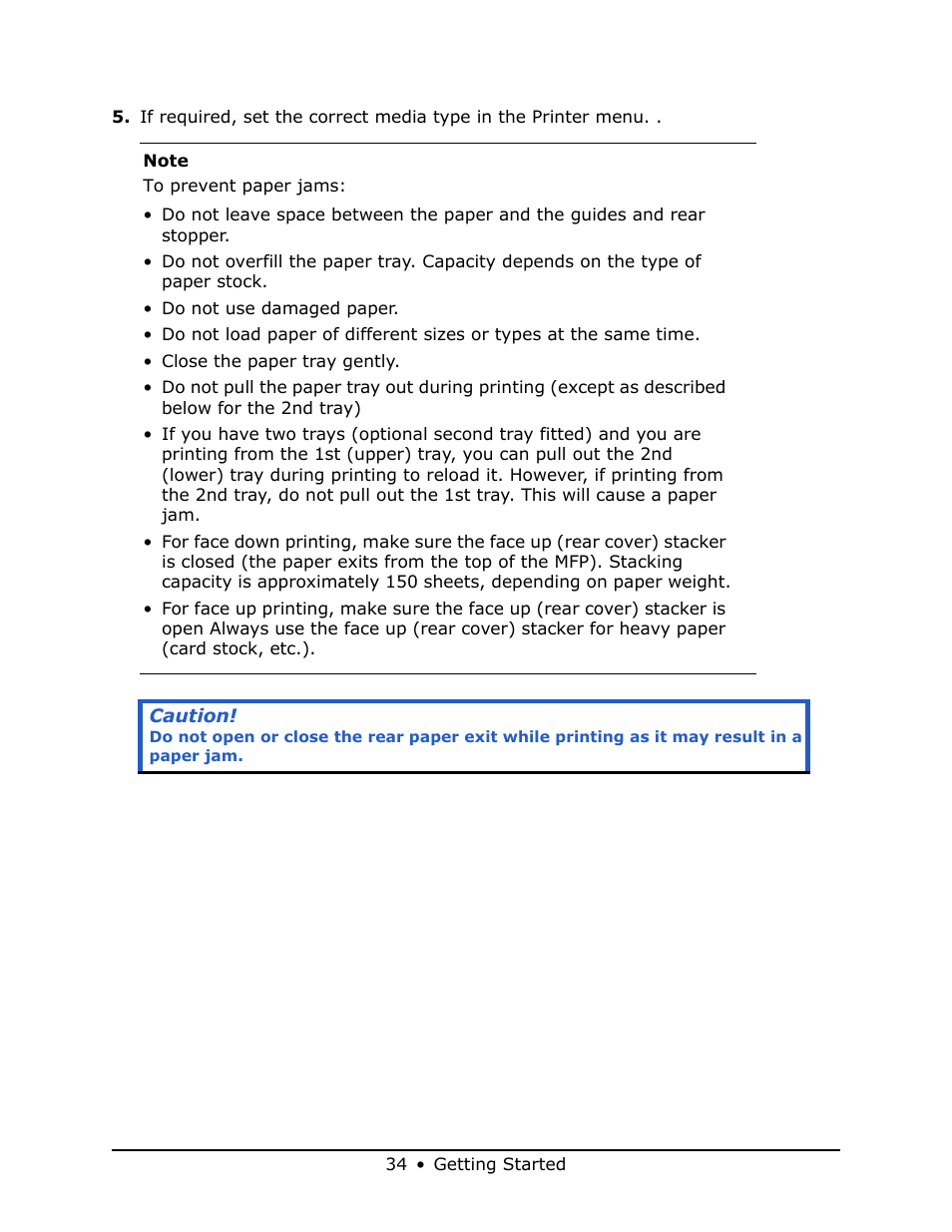 Oki MB 460 User Manual | Page 34 / 179