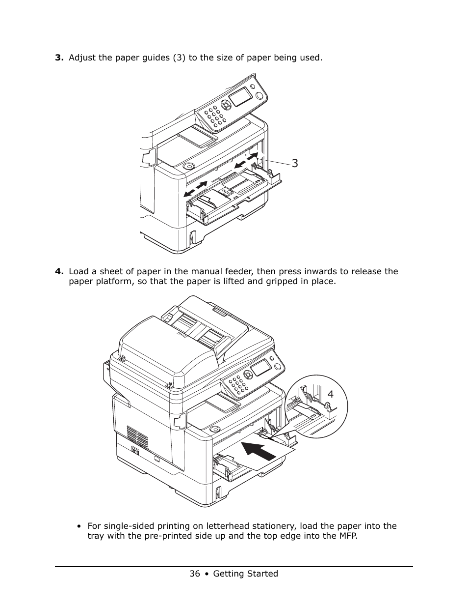 Oki MB 460 User Manual | Page 36 / 179