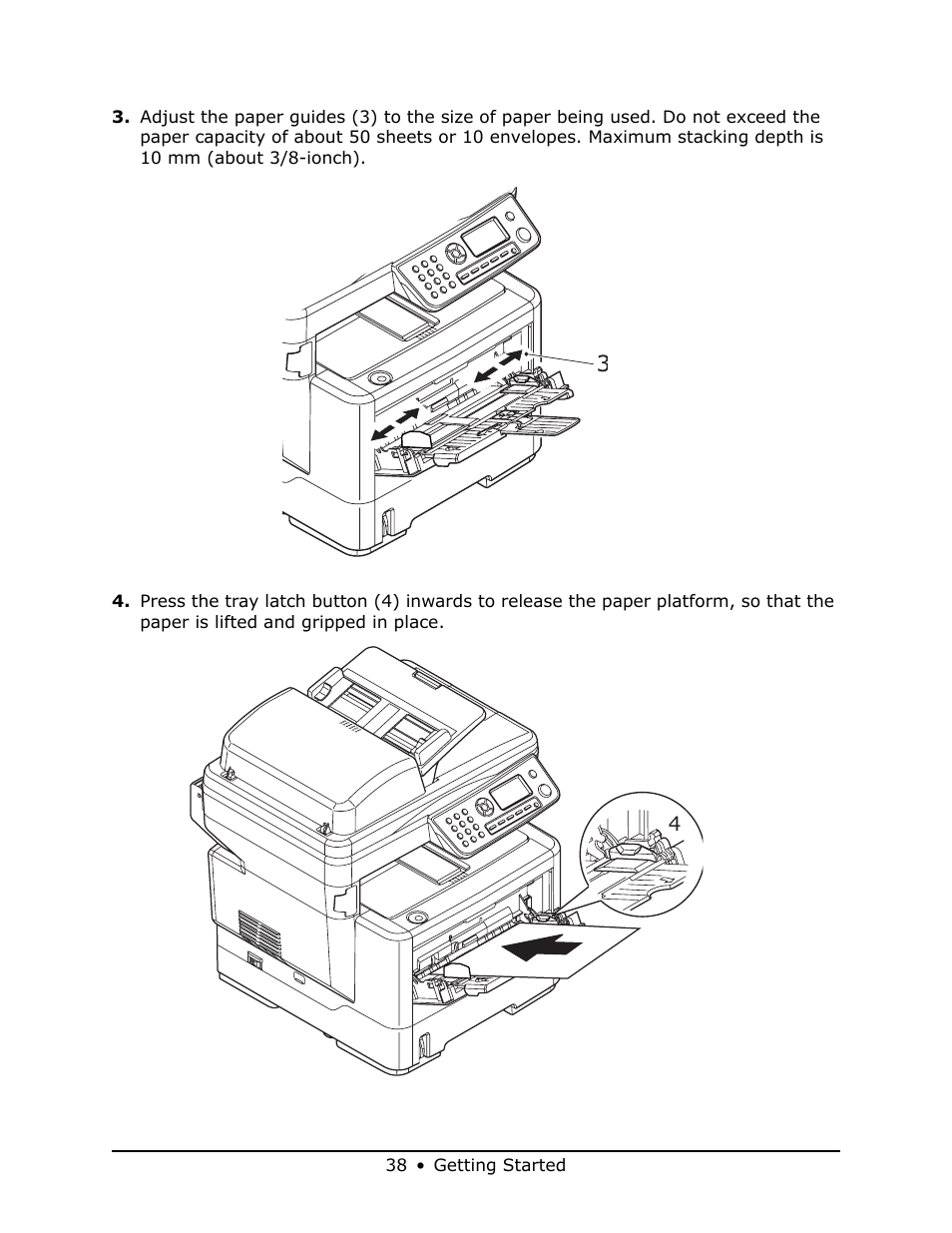 Oki MB 460 User Manual | Page 38 / 179