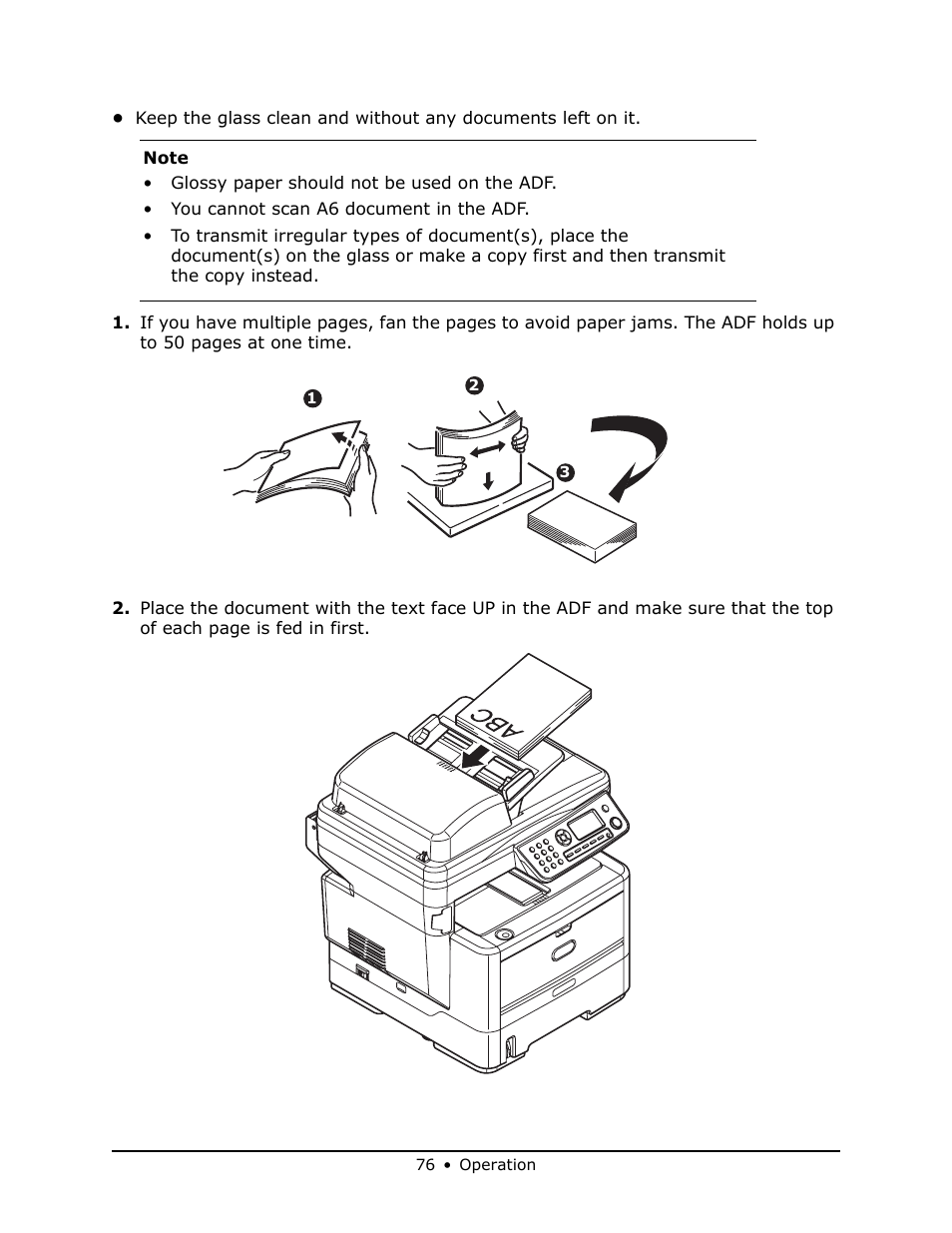 Oki MB 460 User Manual | Page 76 / 179