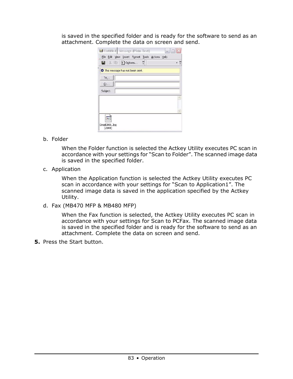 Oki MB 460 User Manual | Page 83 / 179
