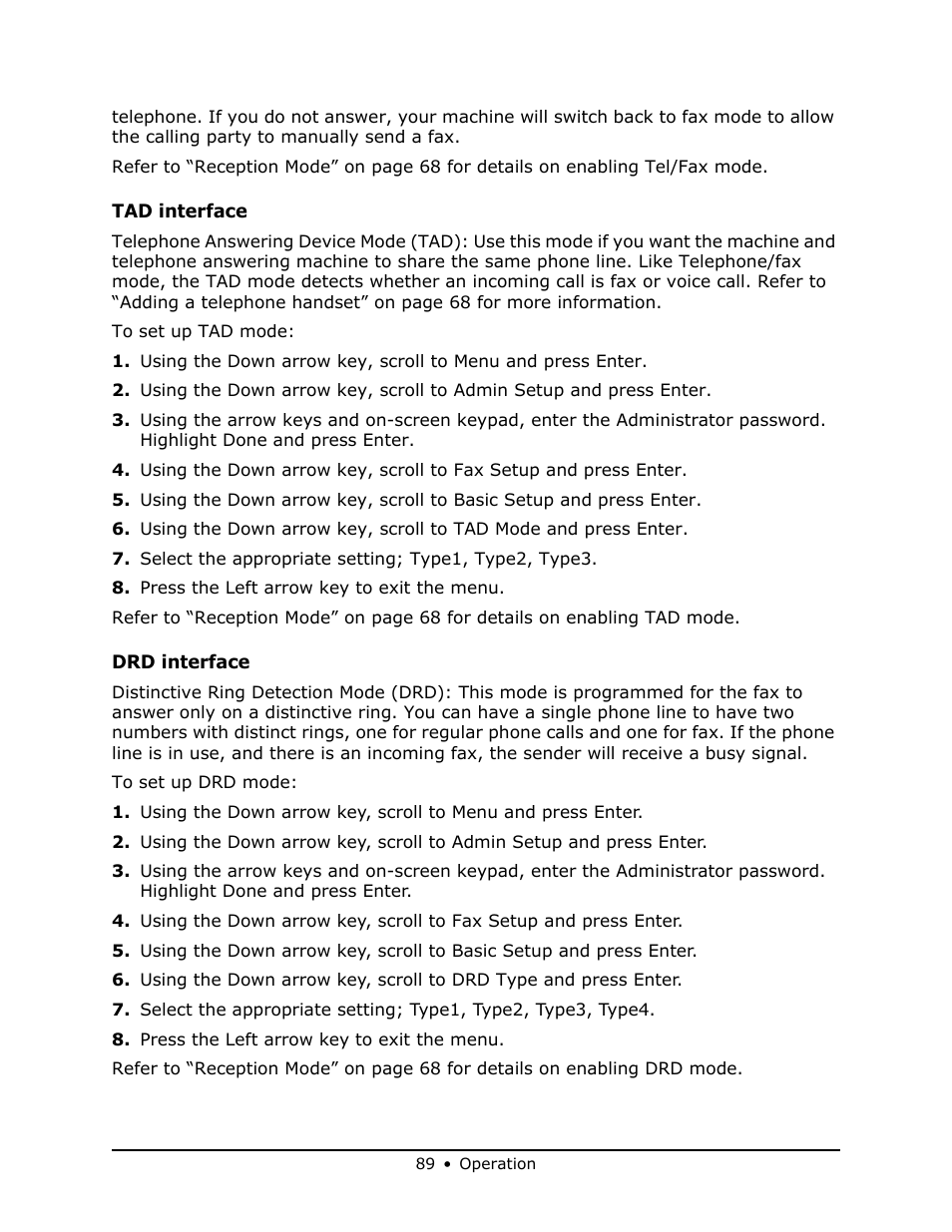 Oki MB 460 User Manual | Page 89 / 179