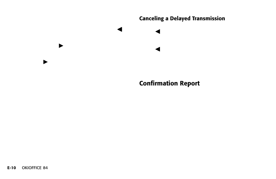 Confirmation report | Oki OFFICE 84 User Manual | Page 10 / 14