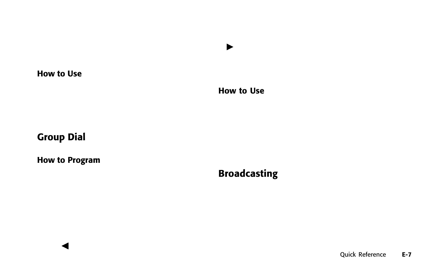 Group dial, Broadcasting | Oki OFFICE 84 User Manual | Page 7 / 14