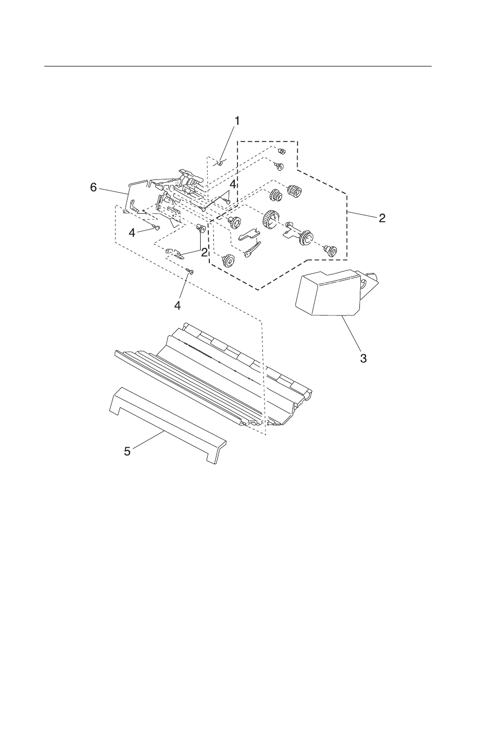 Assembly 6: asf - side frame / covers | Oki B 2400 User Manual | Page 158 / 168