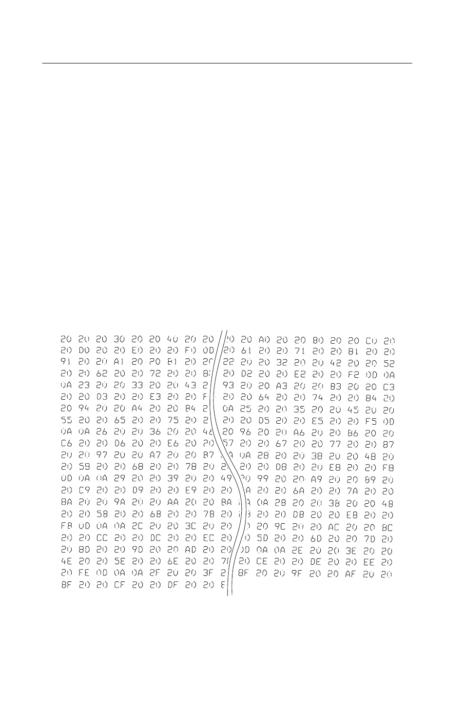 Hex trace mode, Hex trace mode” on | Oki B 2400 User Manual | Page 58 / 168