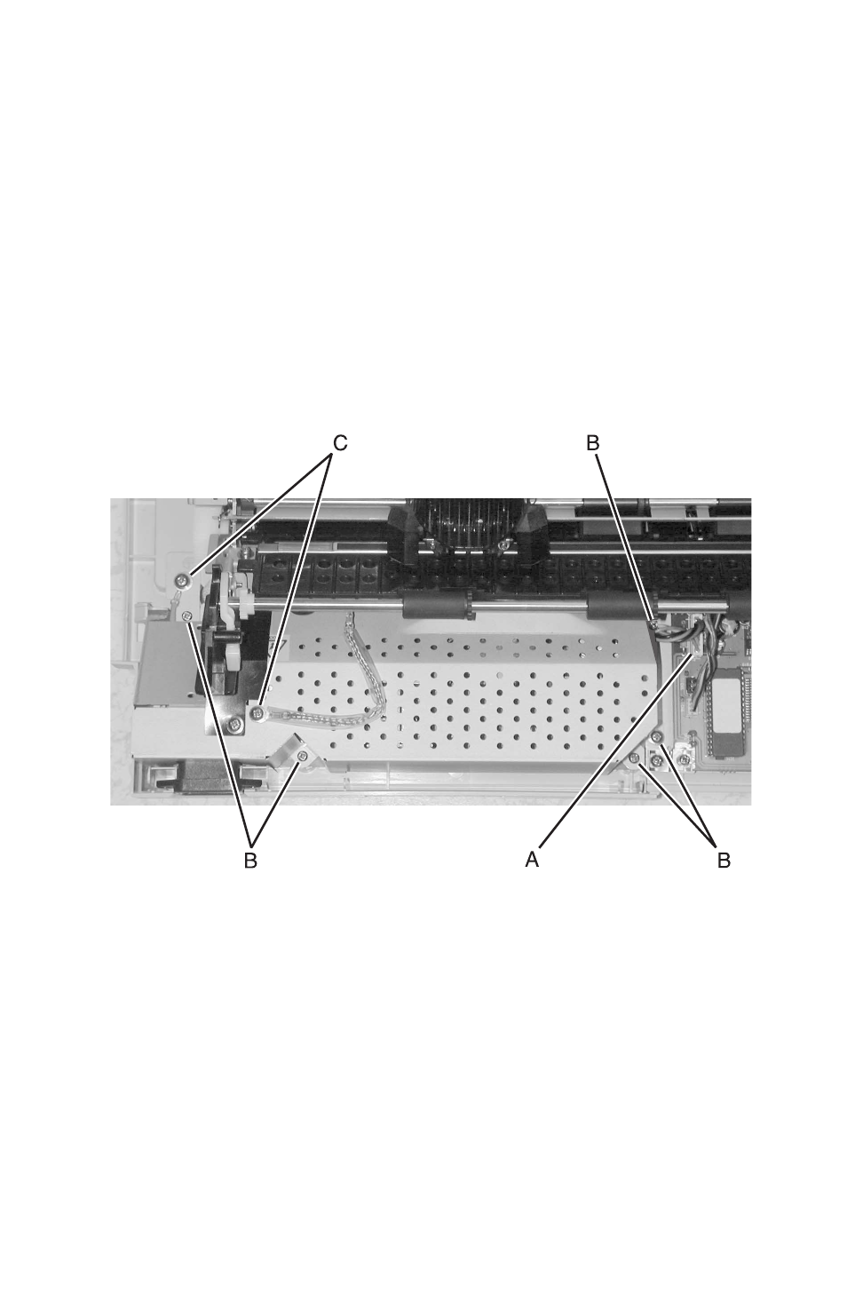 Power supply removal, Power supply | Oki B 2400 User Manual | Page 75 / 168