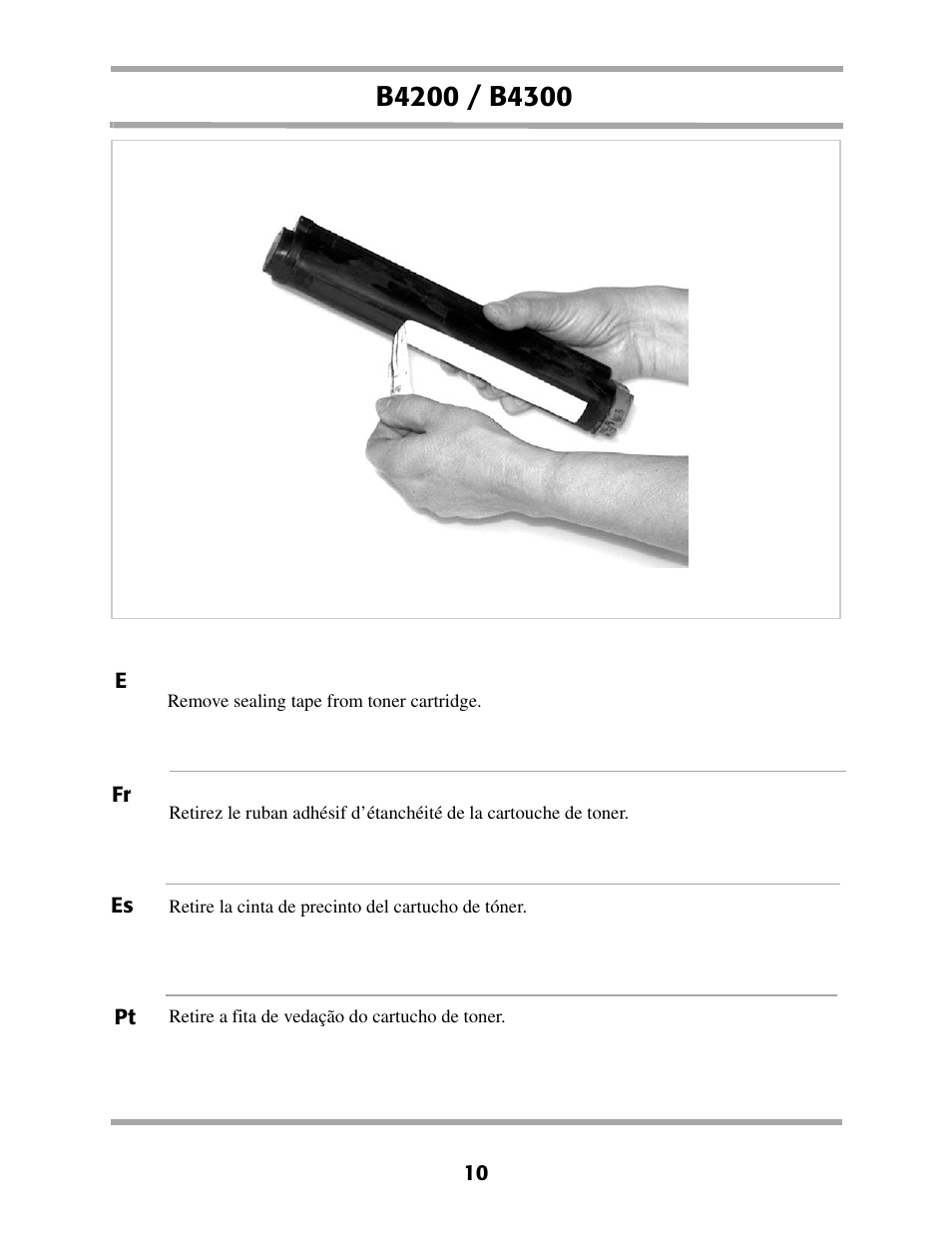 Oki B 4200 User Manual | Page 10 / 20