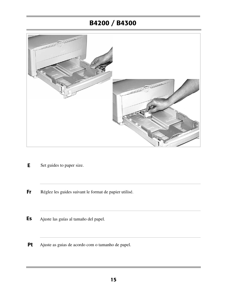 Oki B 4200 User Manual | Page 15 / 20