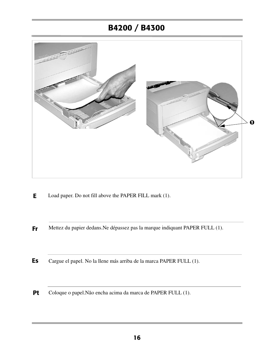 Oki B 4200 User Manual | Page 16 / 20