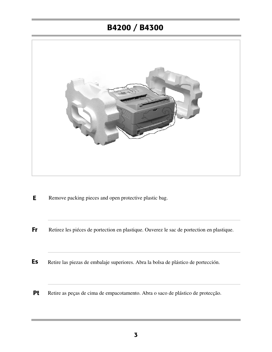 Oki B 4200 User Manual | Page 3 / 20