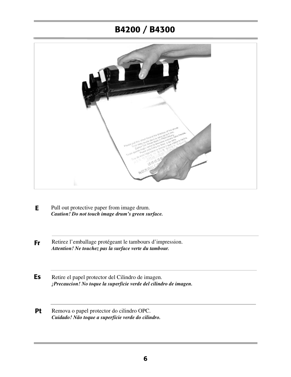 Oki B 4200 User Manual | Page 6 / 20