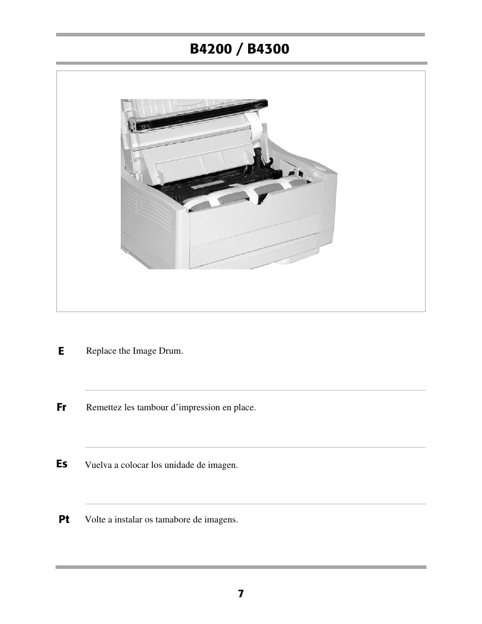 Oki B 4200 User Manual | Page 7 / 20