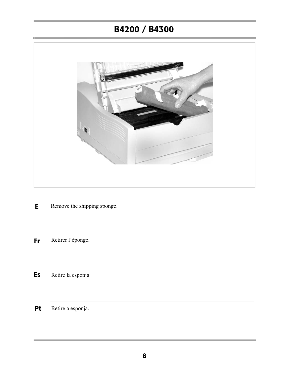 Oki B 4200 User Manual | Page 8 / 20