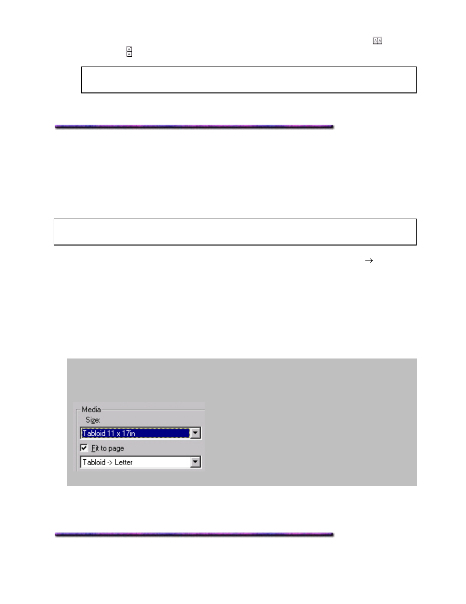 Fit to page: windows nt 4.0, pcl only | Oki C 9400 User Manual | Page 219 / 453