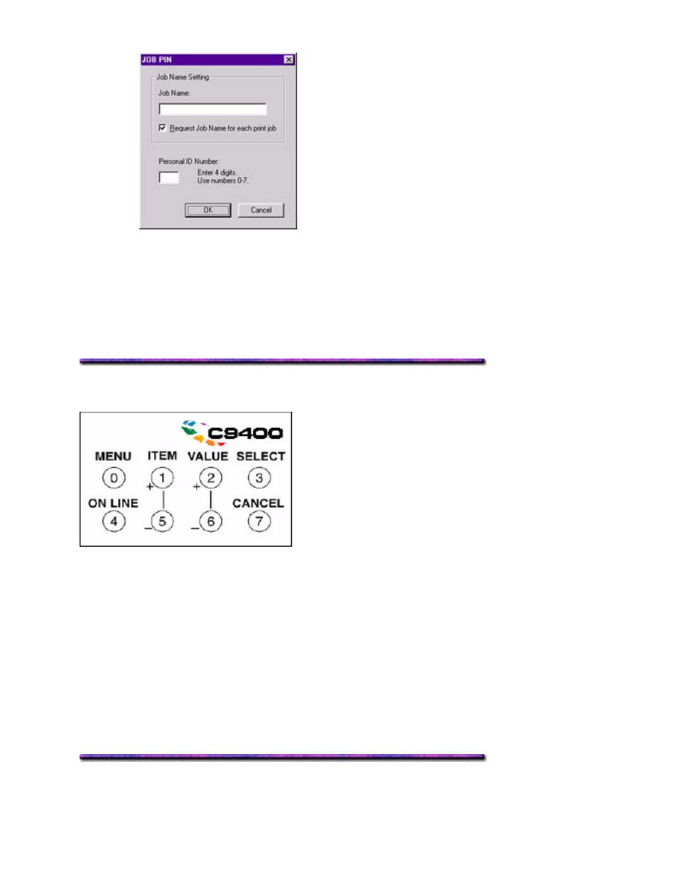 Print out a confidential document | Oki C 9400 User Manual | Page 238 / 453