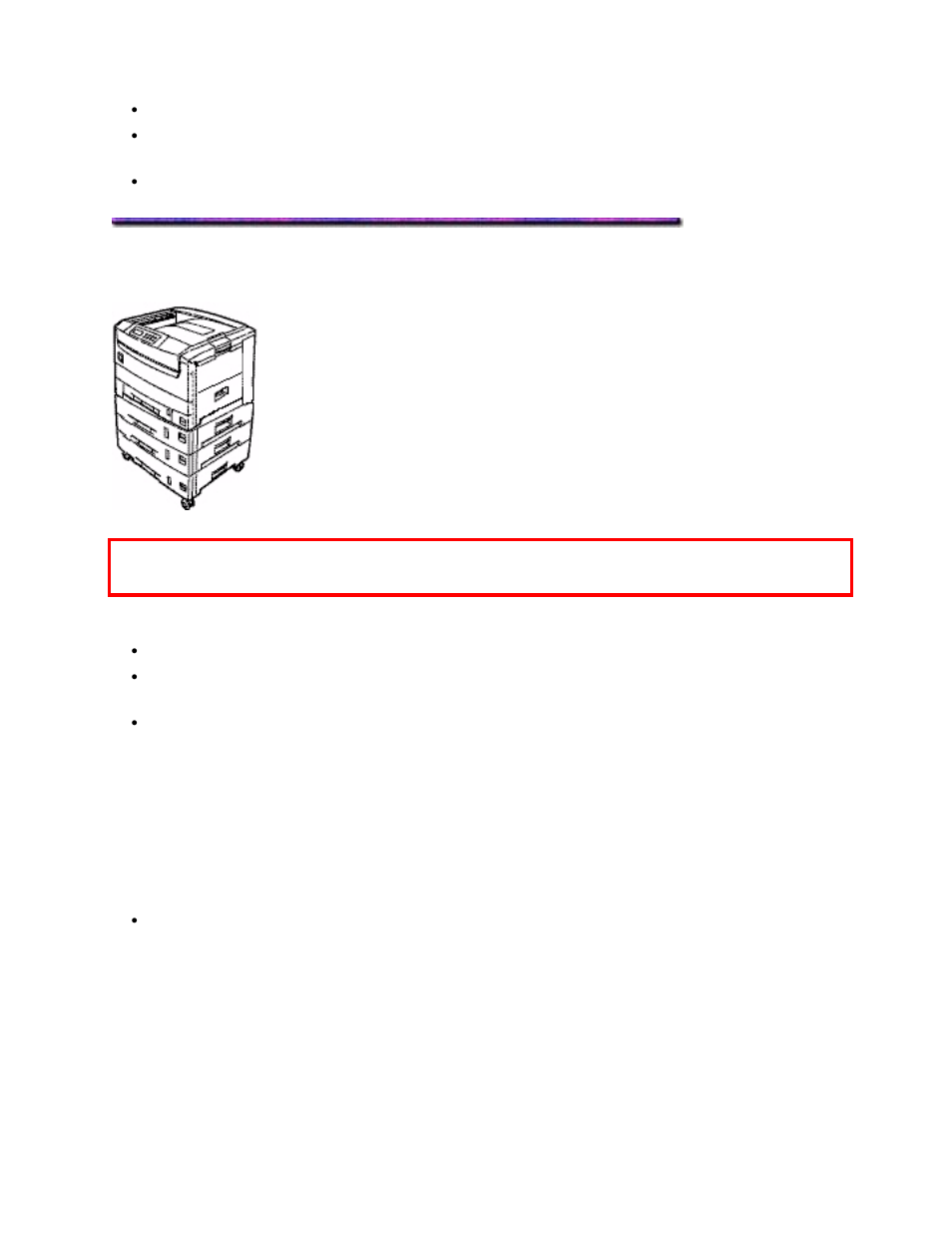 Print media specifications: high capacity feeder, Long edge versus short edge | Oki C 9400 User Manual | Page 30 / 453