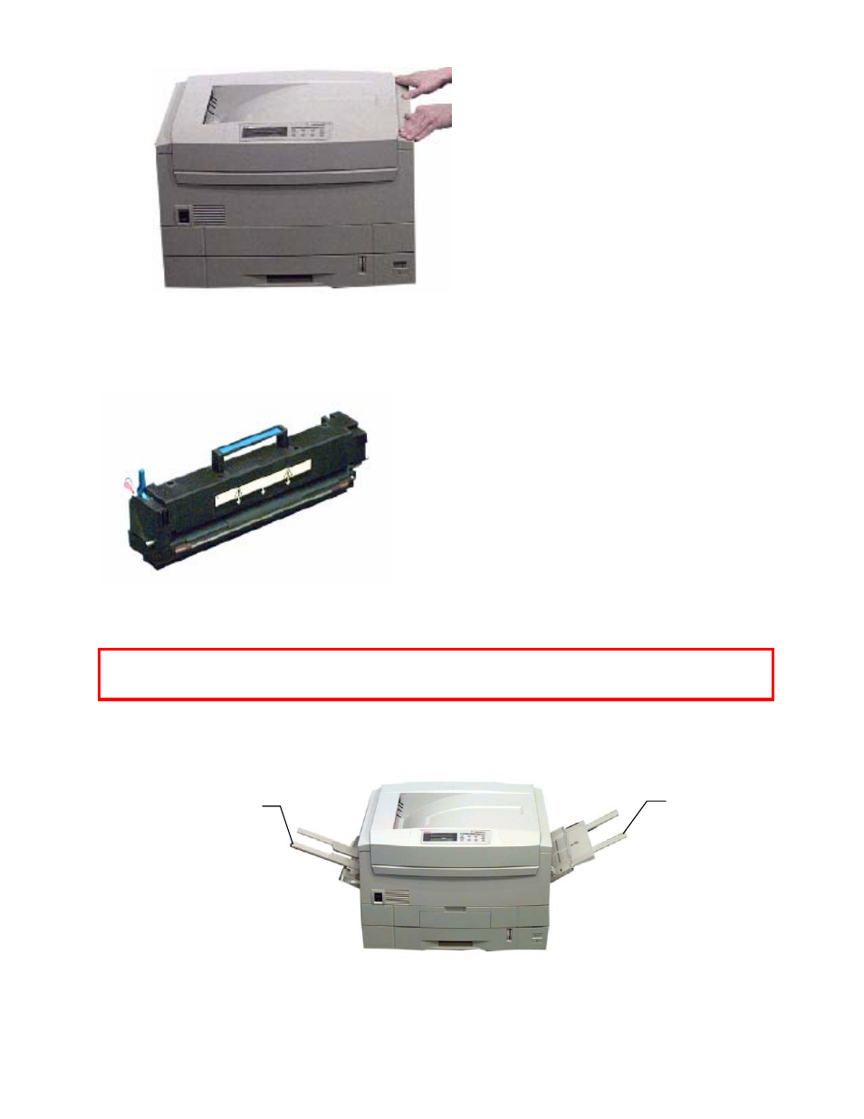 To clean the led arrays, Replacing the fuser unit | Oki C 9400 User Manual | Page 318 / 453