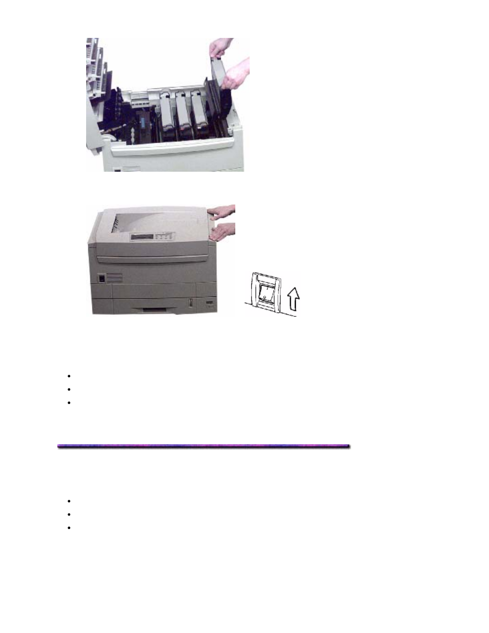 Setting the color registration, Initiating the auto registration manually | Oki C 9400 User Manual | Page 325 / 453