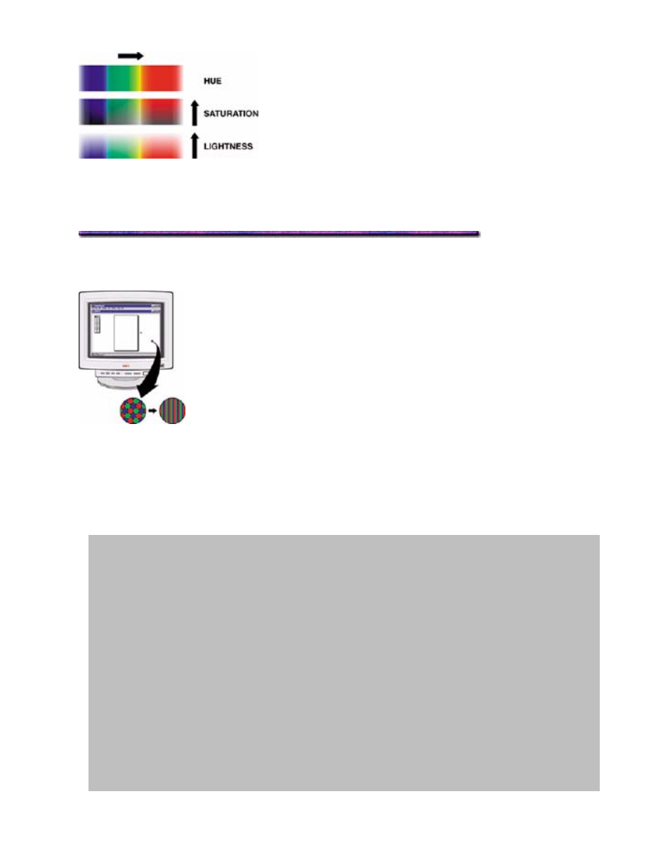 Specifying color, The hsl model, The rgb model | Oki C 9400 User Manual | Page 342 / 453