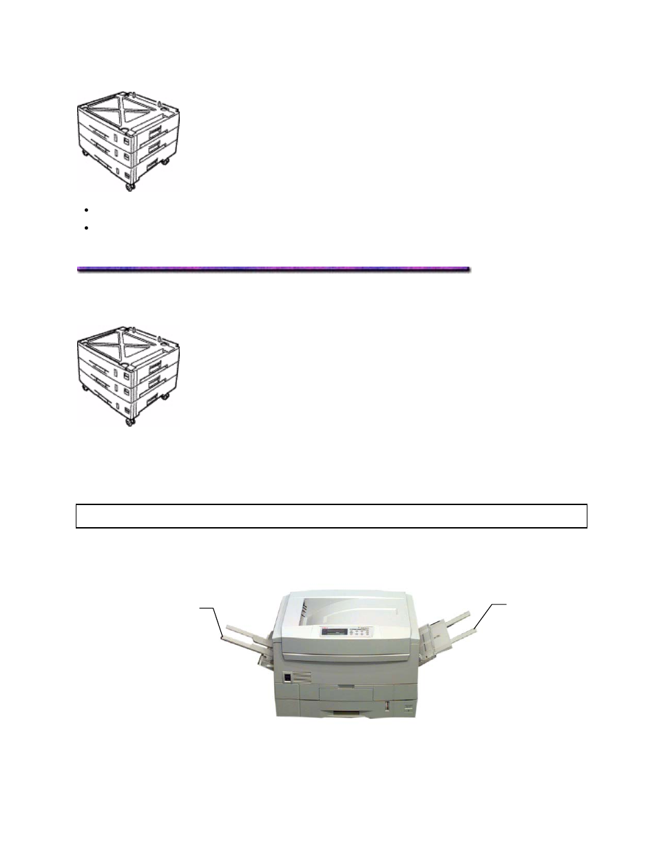 Windows pcl driver, Windows postscript driver, Macintosh postscript driver | Installing the high capacity feeder | Oki C 9400 User Manual | Page 407 / 453