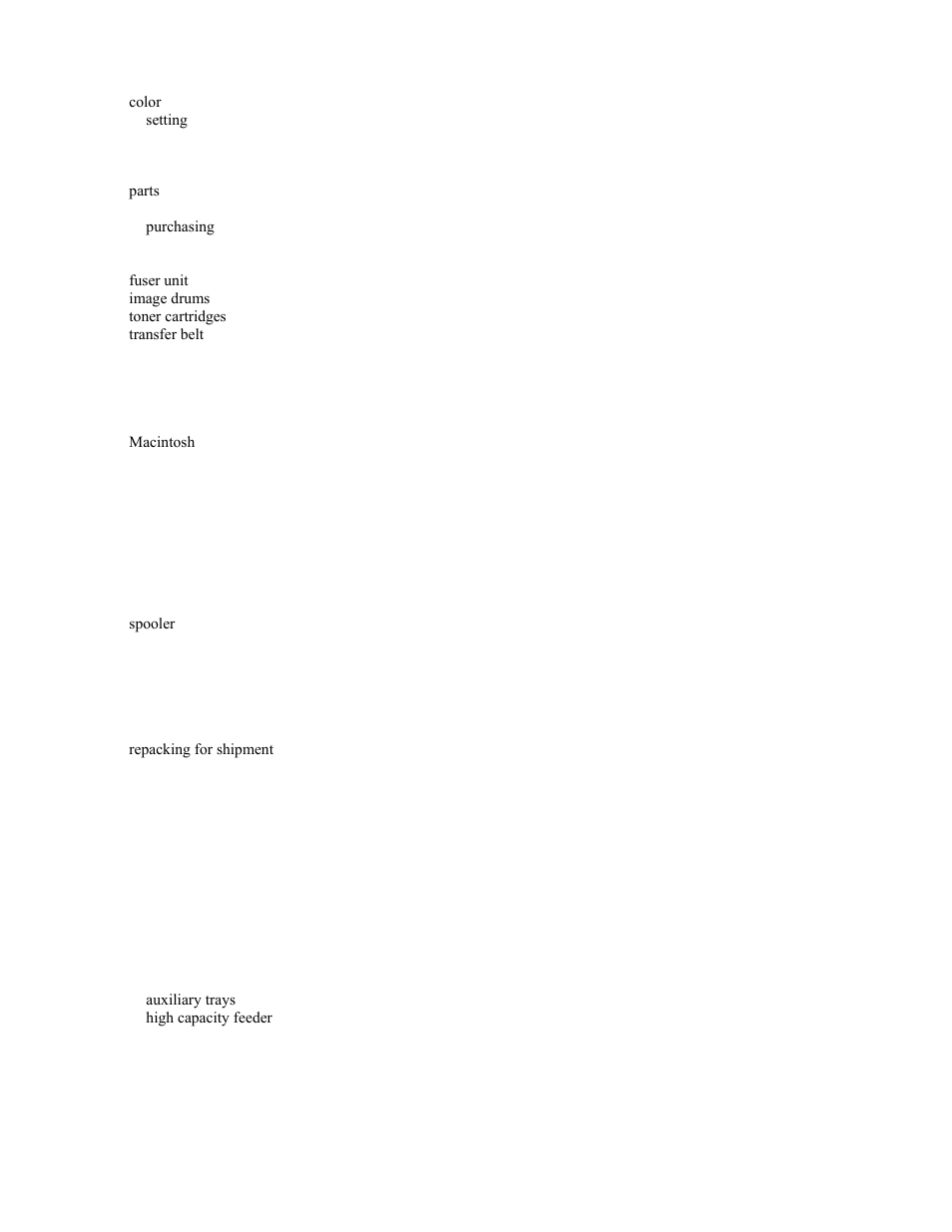 Oki C 9400 User Manual | Page 450 / 453