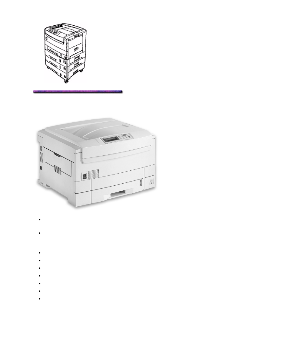 Tray 1, Tray 1 usable media sizes, The paper tray gauge | Tray 1 usable media sizes the paper tray gauge | Oki C 9400 User Manual | Page 69 / 453
