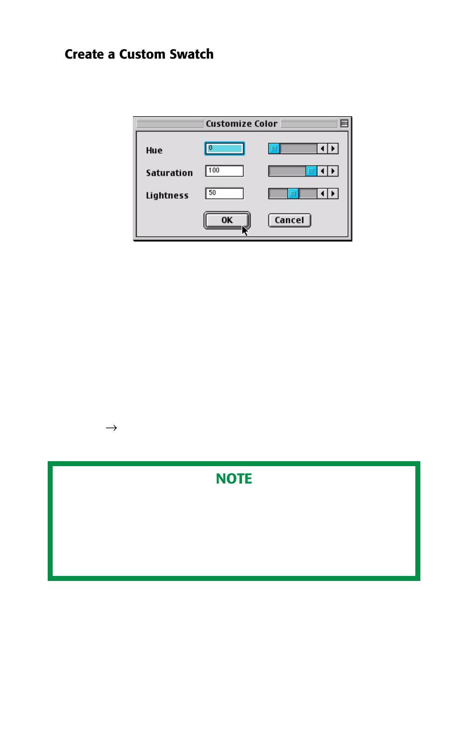 Create a custom swatch | Oki 2426 User Manual | Page 41 / 94