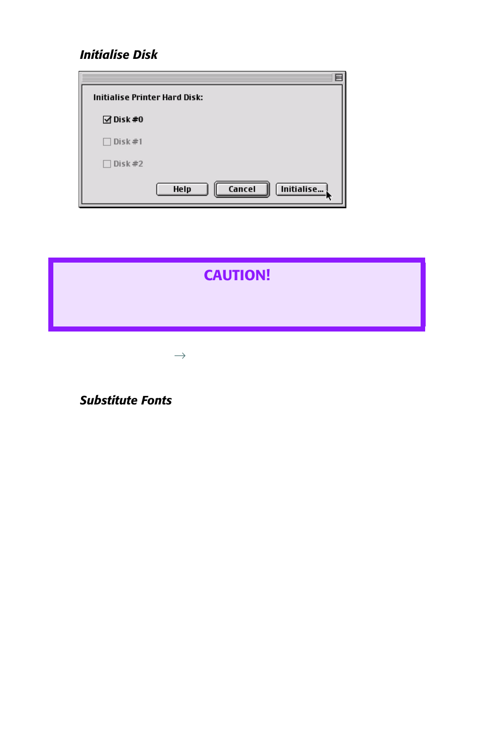 Caution | Oki 2426 User Manual | Page 47 / 94