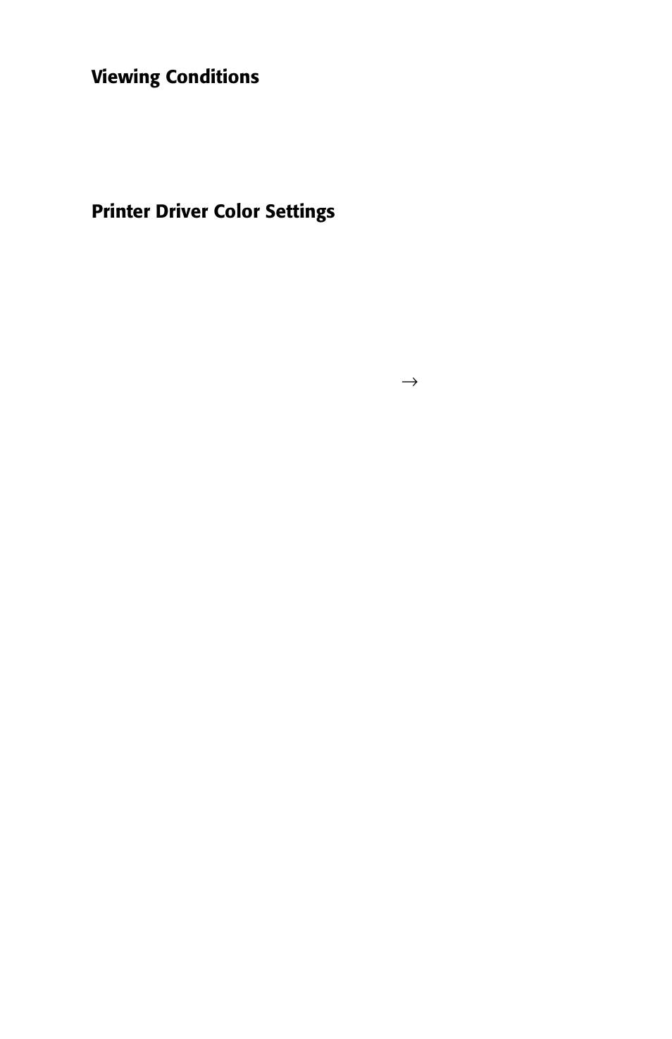 Viewing conditions, Printer driver color settings | Oki 2426 User Manual | Page 9 / 94