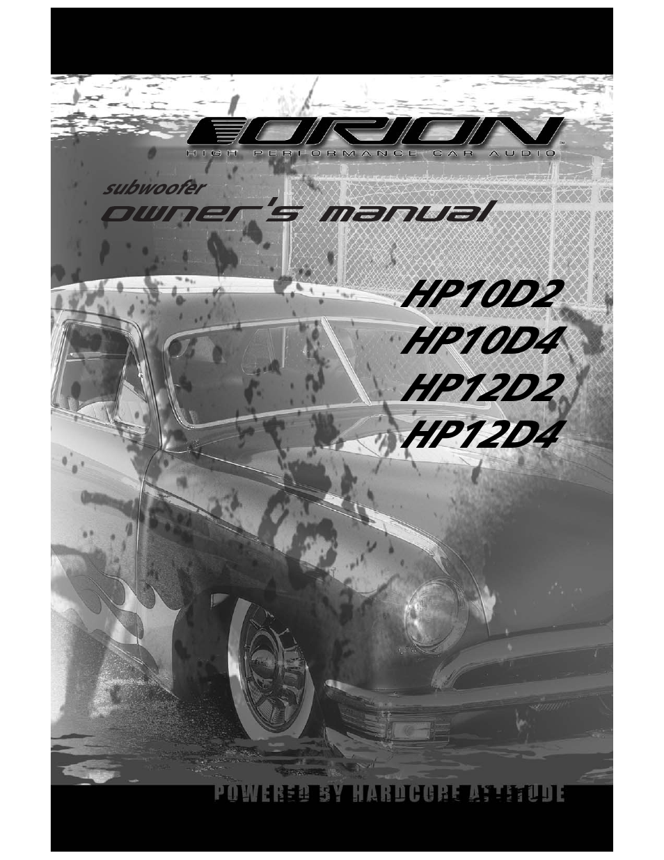 Orion Car Audio HP10D2 User Manual | 3 pages