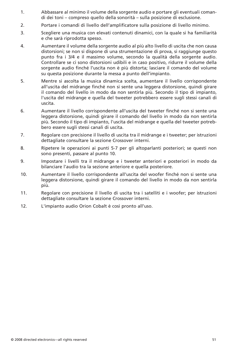 Orion Car Audio CO6002 User Manual | Page 52 / 66