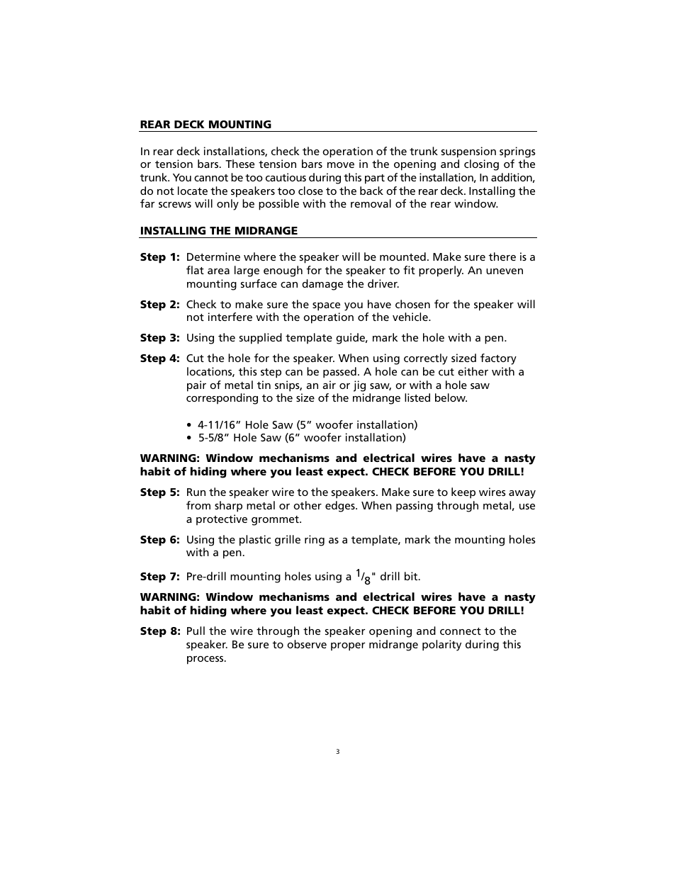 Orion Car Audio P5.2 User Manual | Page 4 / 8