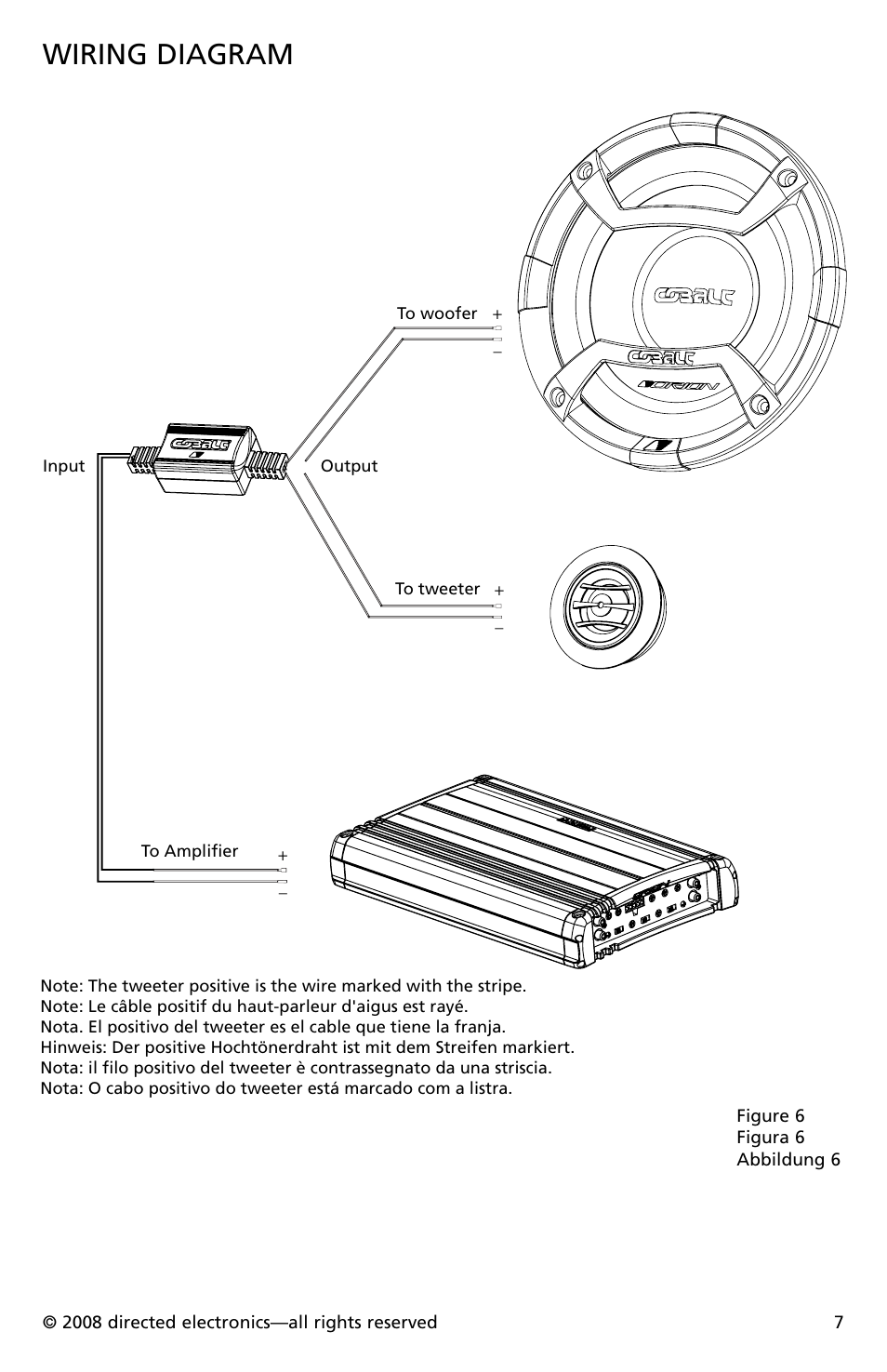 Wiring diagram | Orion Car Audio CO652 User Manual | Page 8 / 30