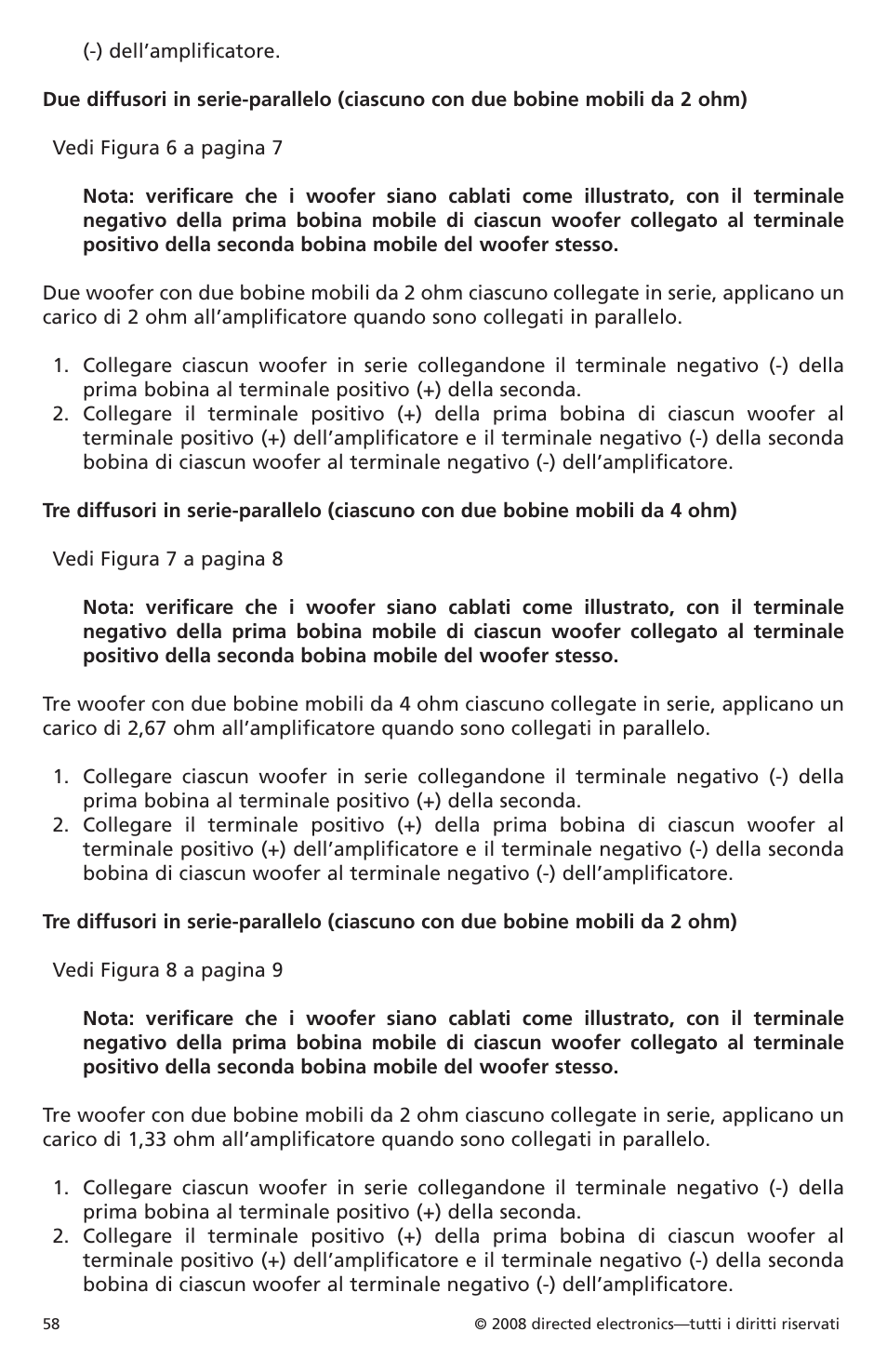 Orion Car Audio XTR Subwoofers XTR104 User Manual | Page 58 / 75