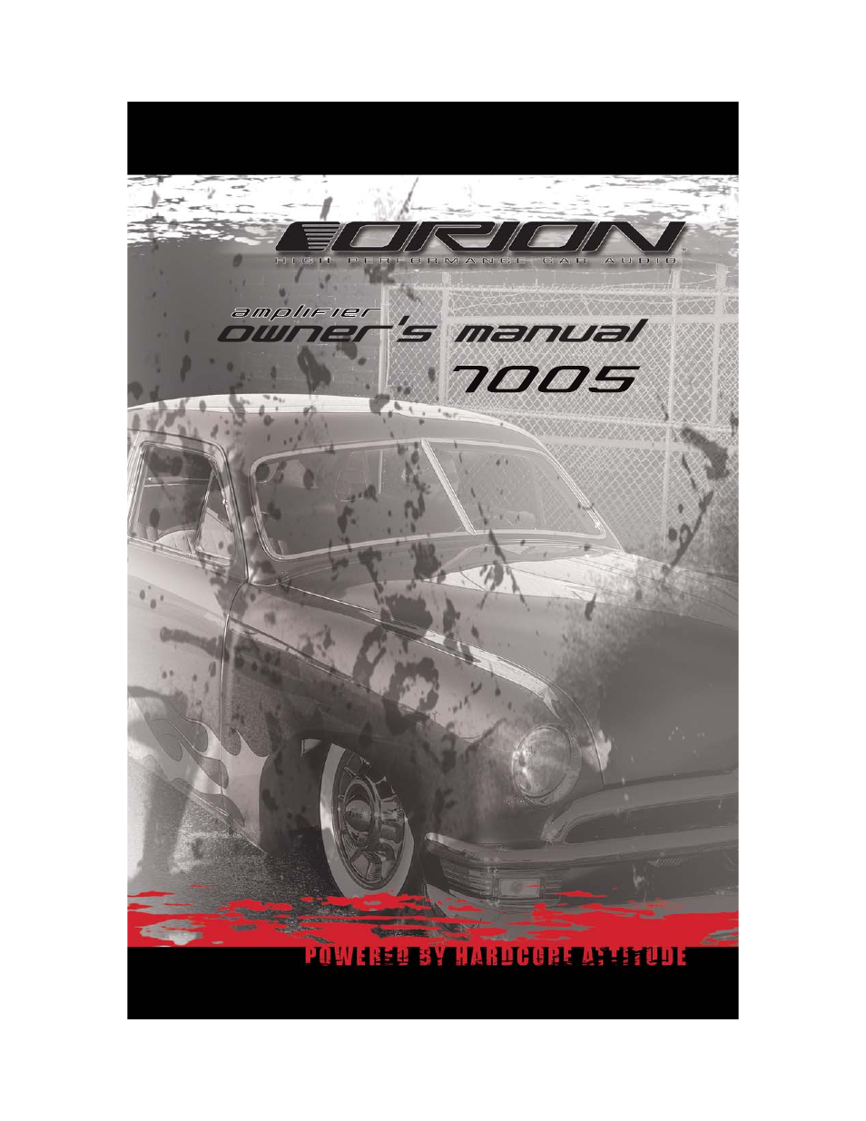 Orion Car Audio 7005 User Manual | 22 pages