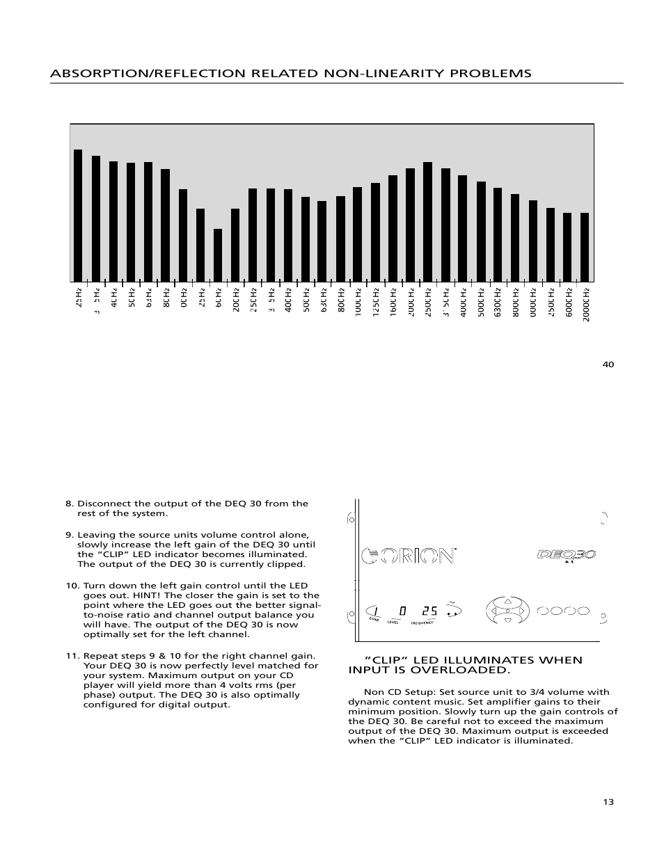 Orion Car Audio DEQ 30 User Manual | Page 14 / 27