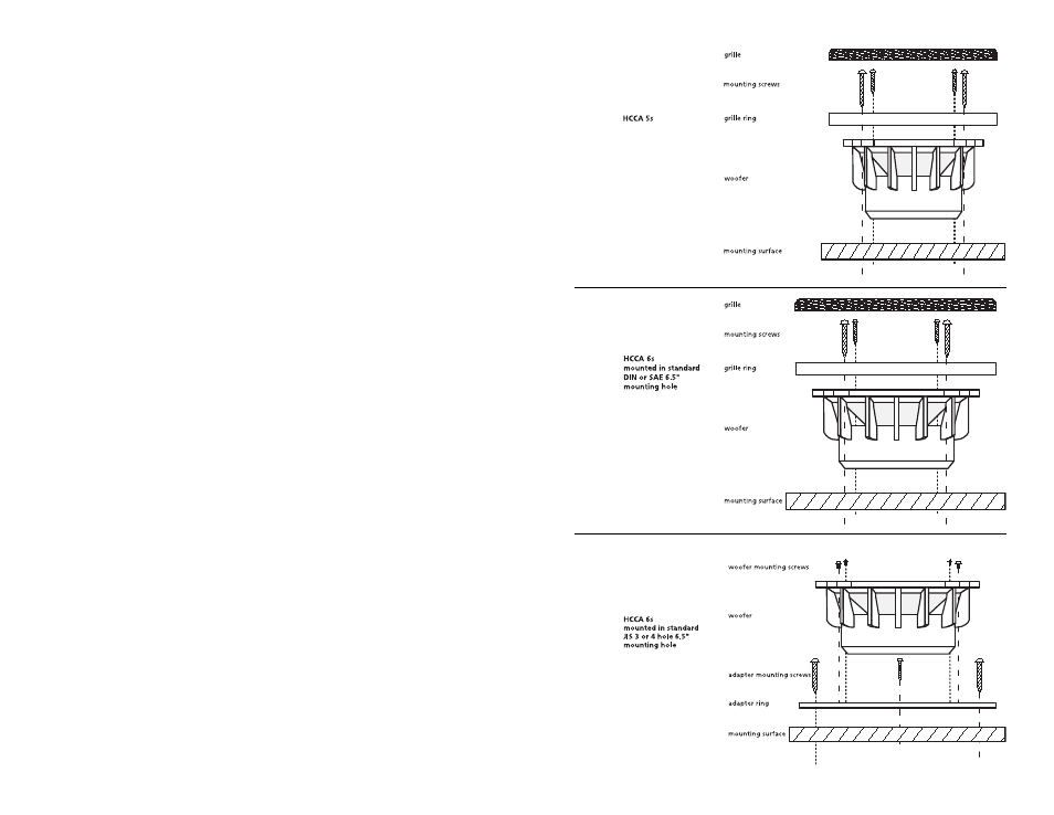 Crossover installation | Orion Car Audio Orion HCCA Competition User Manual | Page 9 / 10