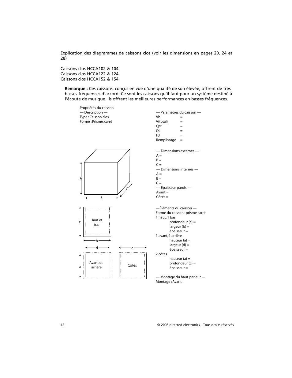 Orion Car Audio HCCA COMPETITION HCCA154 User Manual | Page 43 / 94