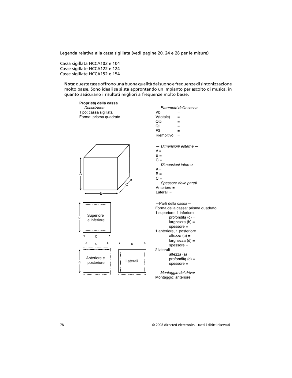 Orion Car Audio HCCA COMPETITION HCCA154 User Manual | Page 79 / 94