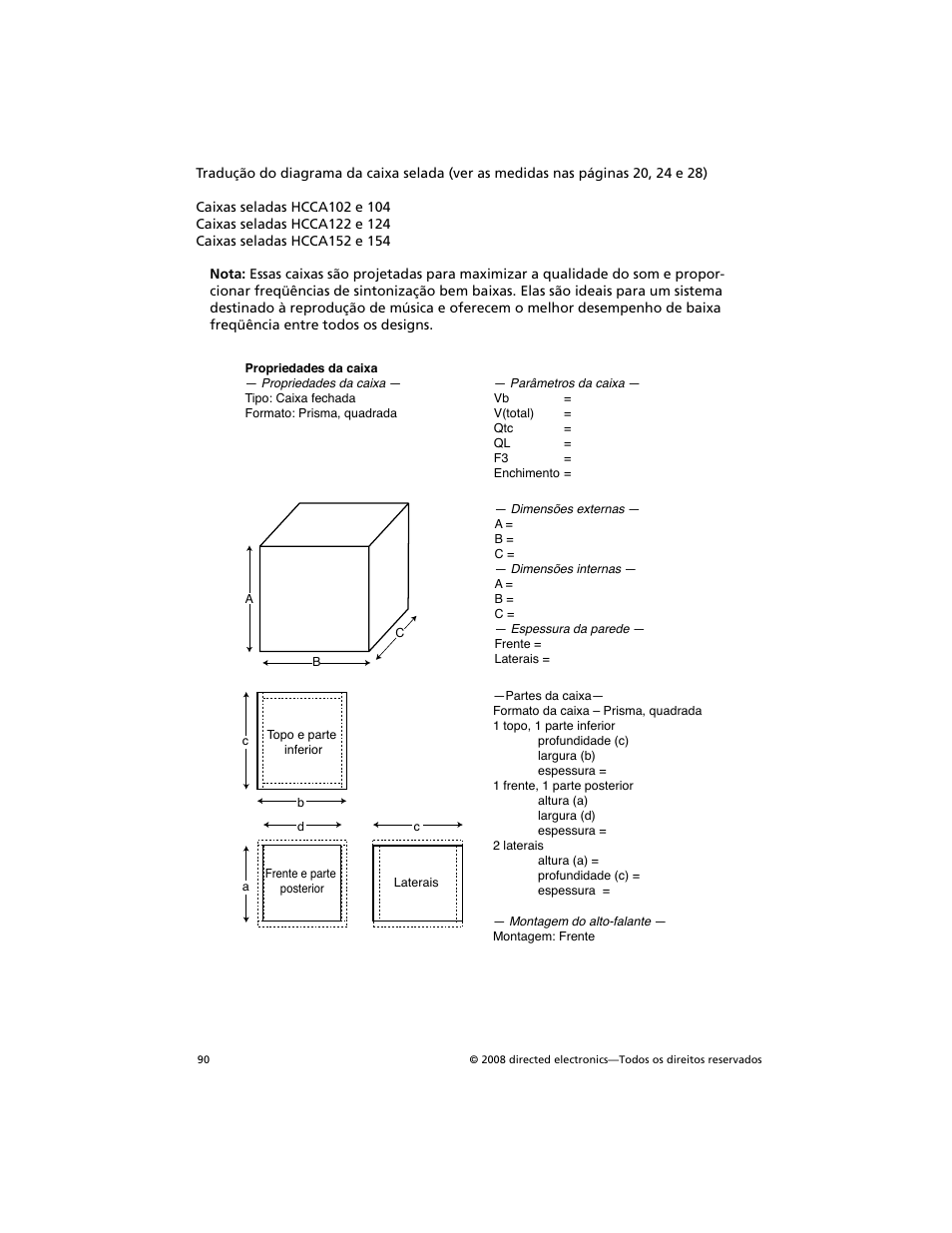 Orion Car Audio HCCA COMPETITION HCCA154 User Manual | Page 91 / 94