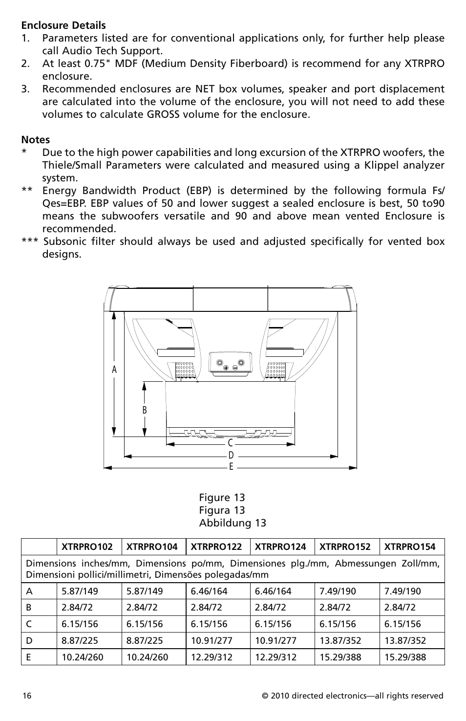 Orion Car Audio XTRPRO154 User Manual | Page 17 / 78