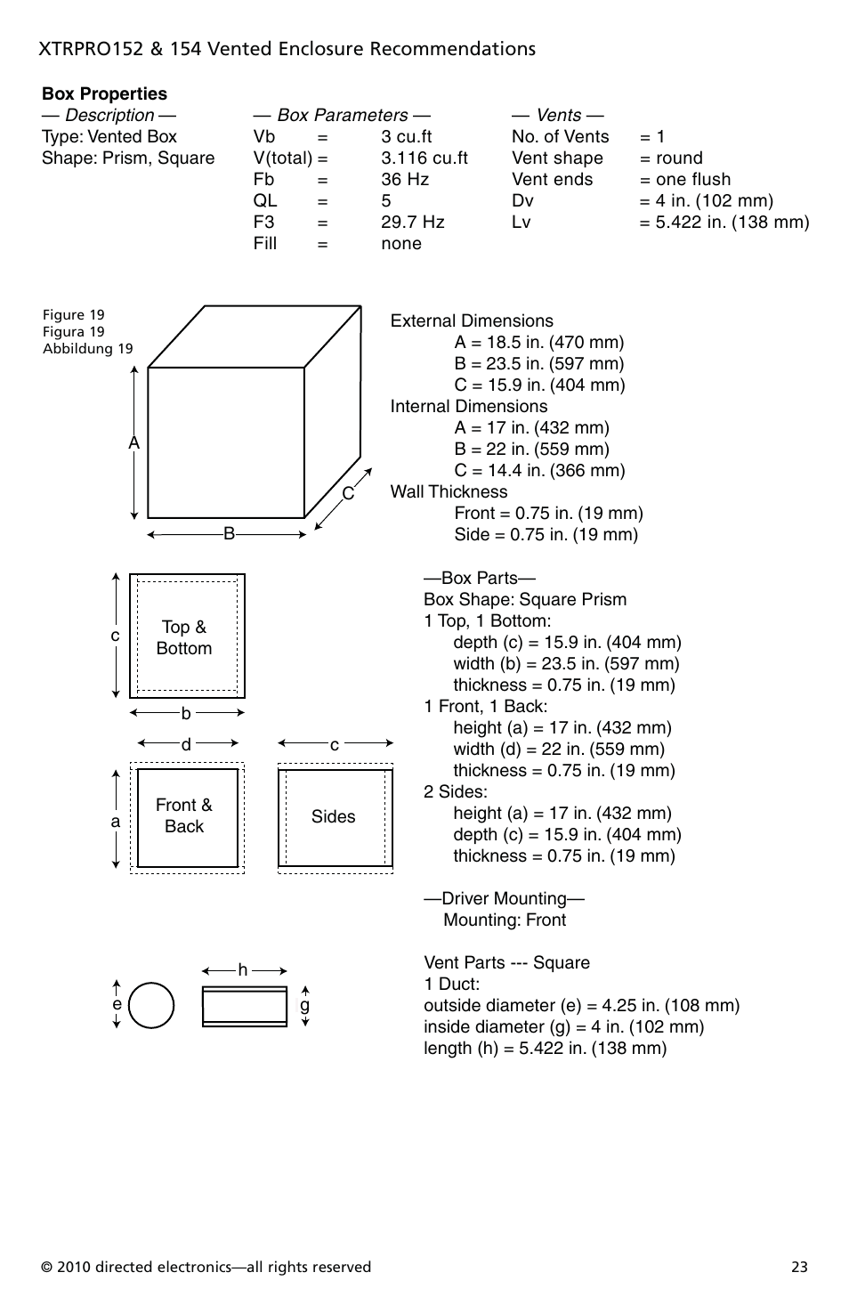 Orion Car Audio XTRPRO154 User Manual | Page 24 / 78