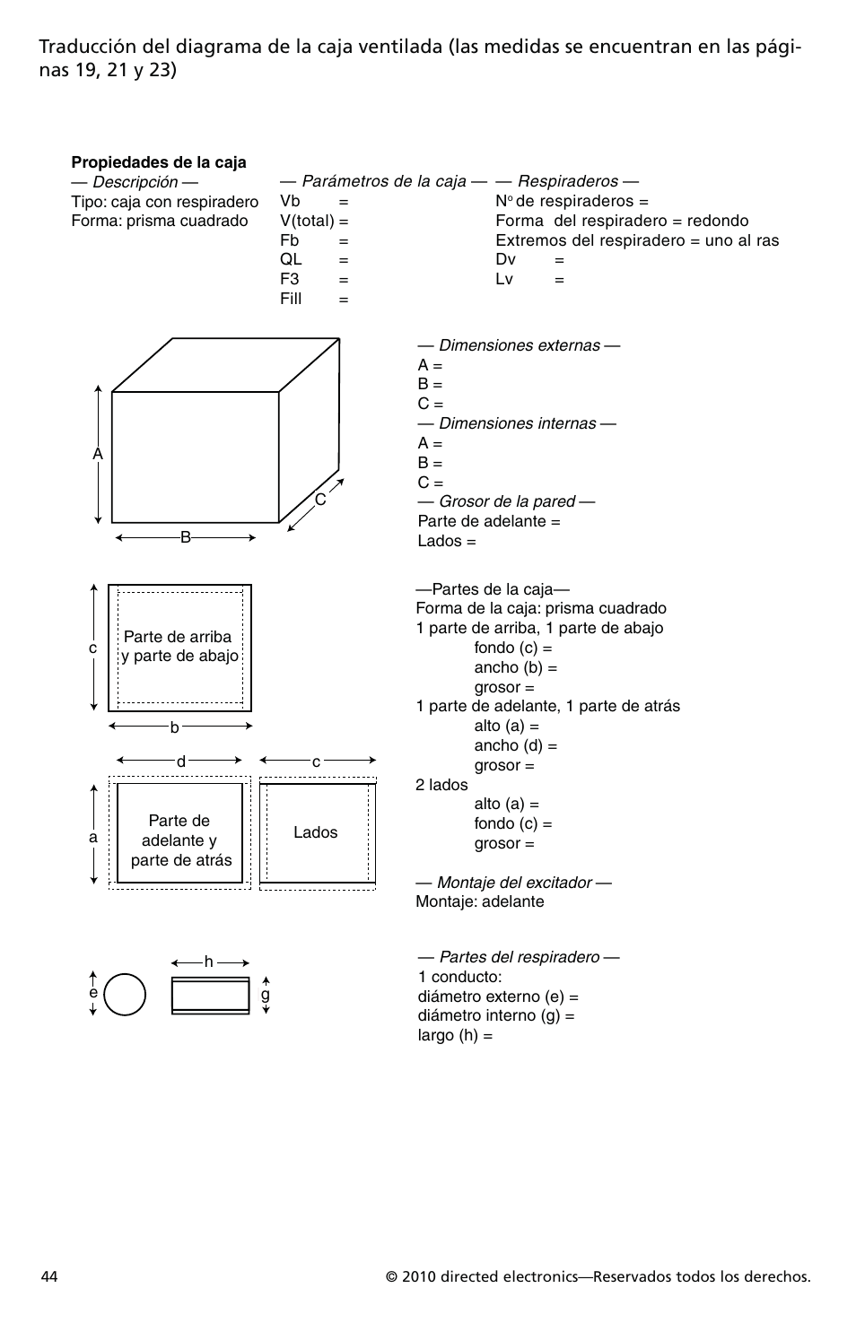Orion Car Audio XTRPRO154 User Manual | Page 45 / 78