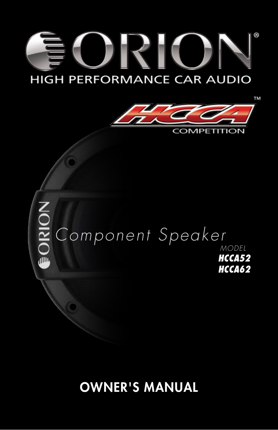 Orion Car Audio HCCA52 User Manual | 30 pages