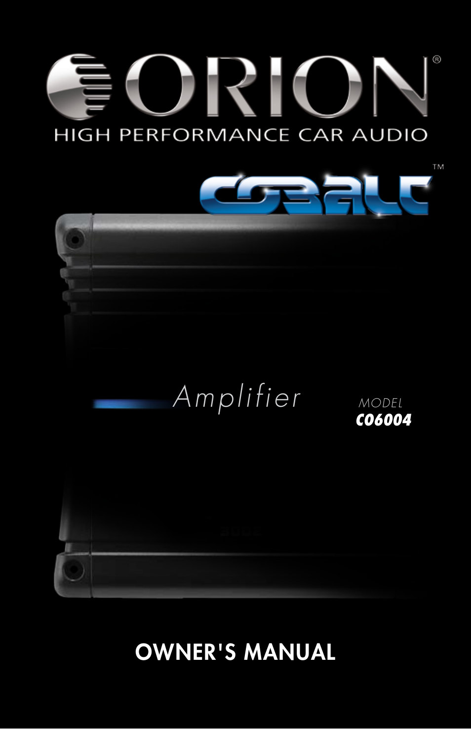 Orion Car Audio CO6004 User Manual | 66 pages