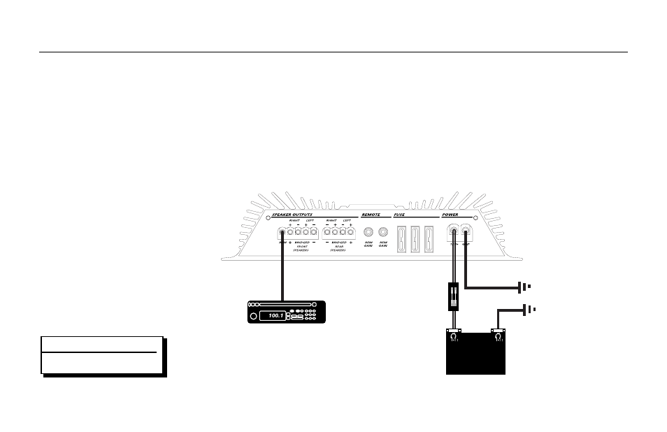 Power connections, Page 19 | Orion Car Audio XTREME 600.4 User Manual | Page 19 / 44