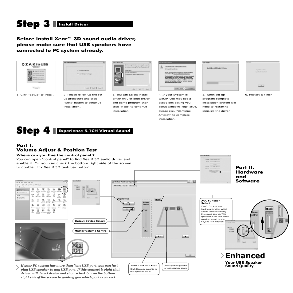 Step 4, Step 3, Enhanced | Ozaki Worldwide Nita NB001 User Manual | Page 3 / 6