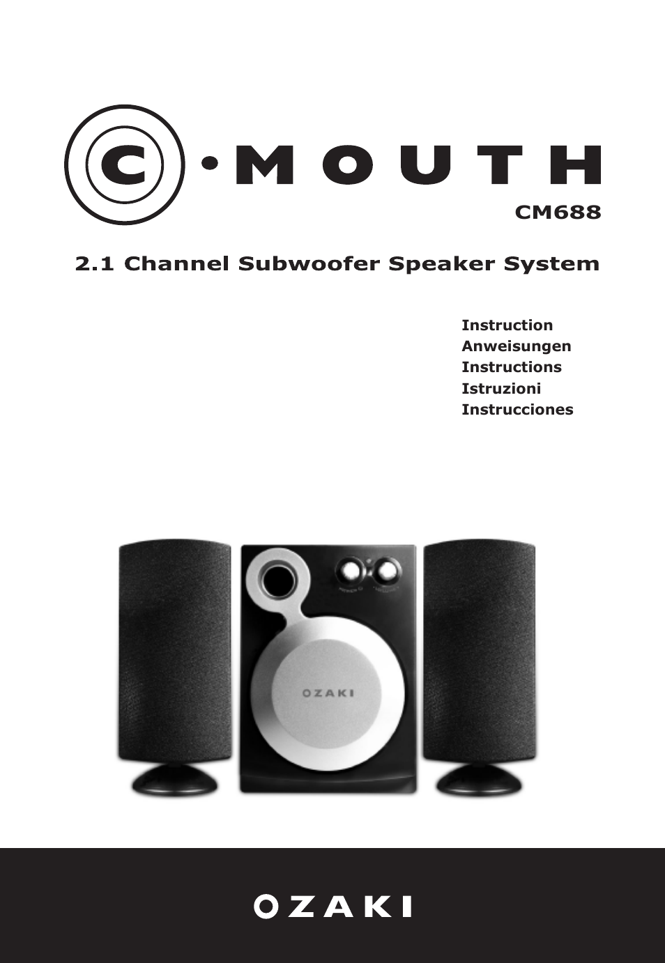 Ozaki Worldwide CM688 User Manual | 7 pages